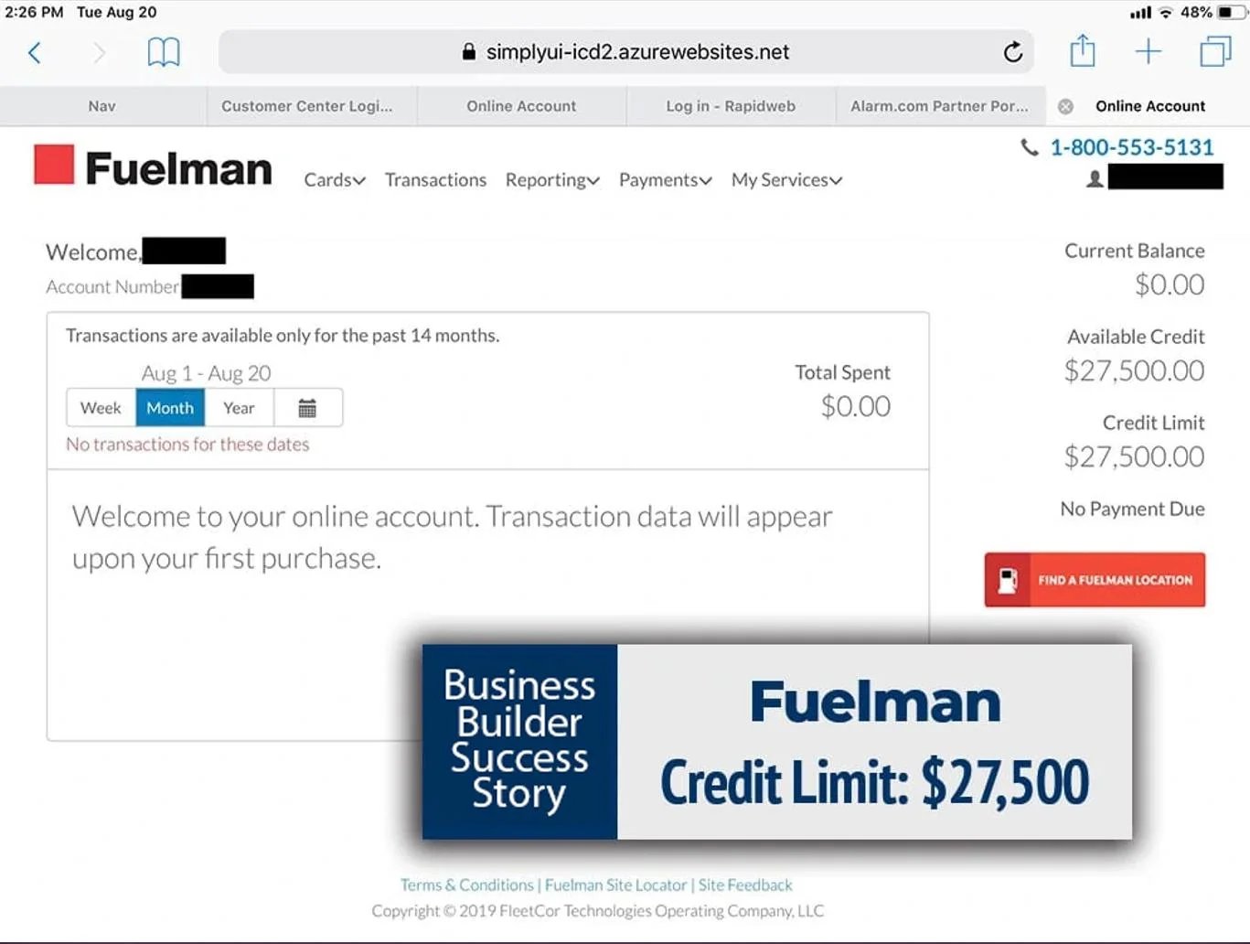 Fuelman Credit