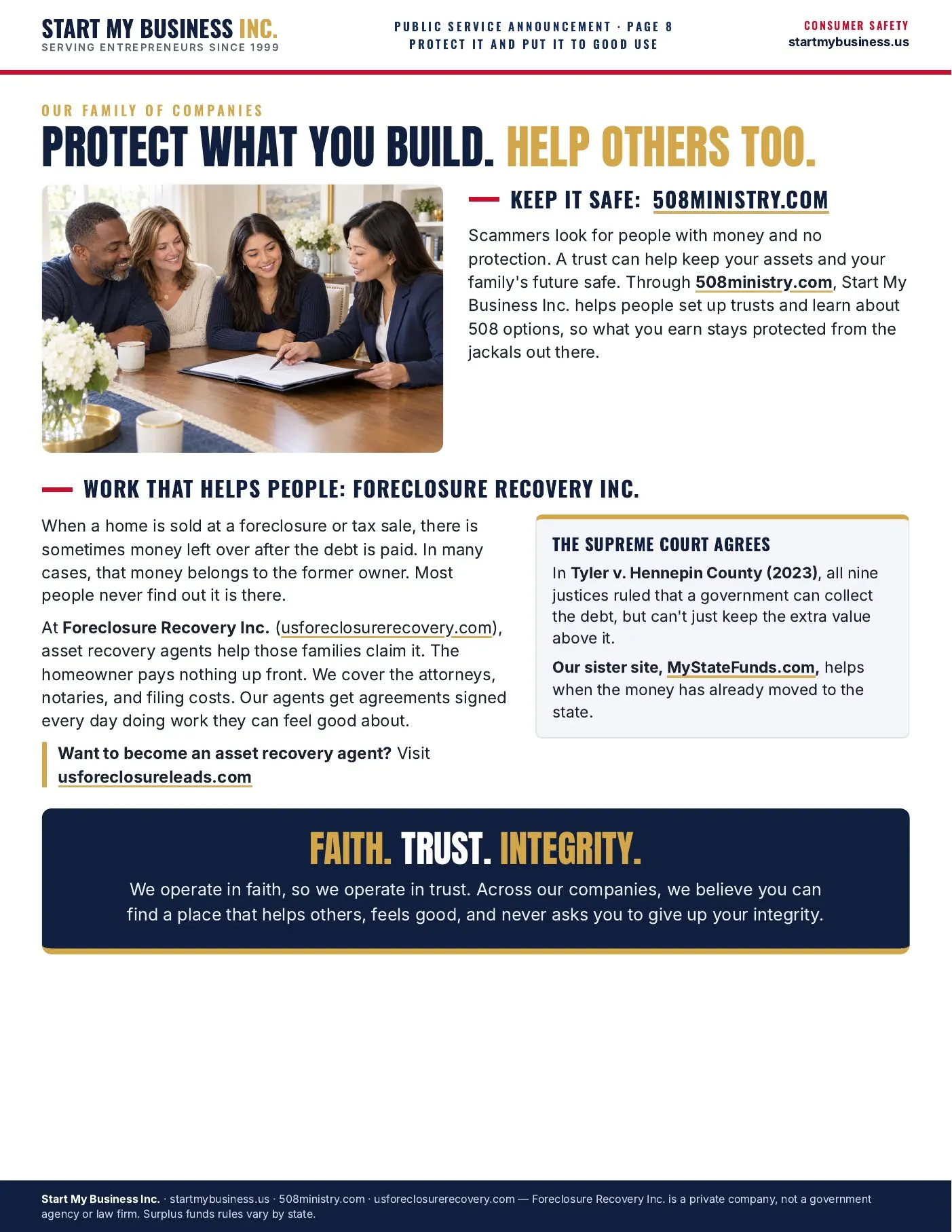 Page 8 of 9, Protect it and put it to good use